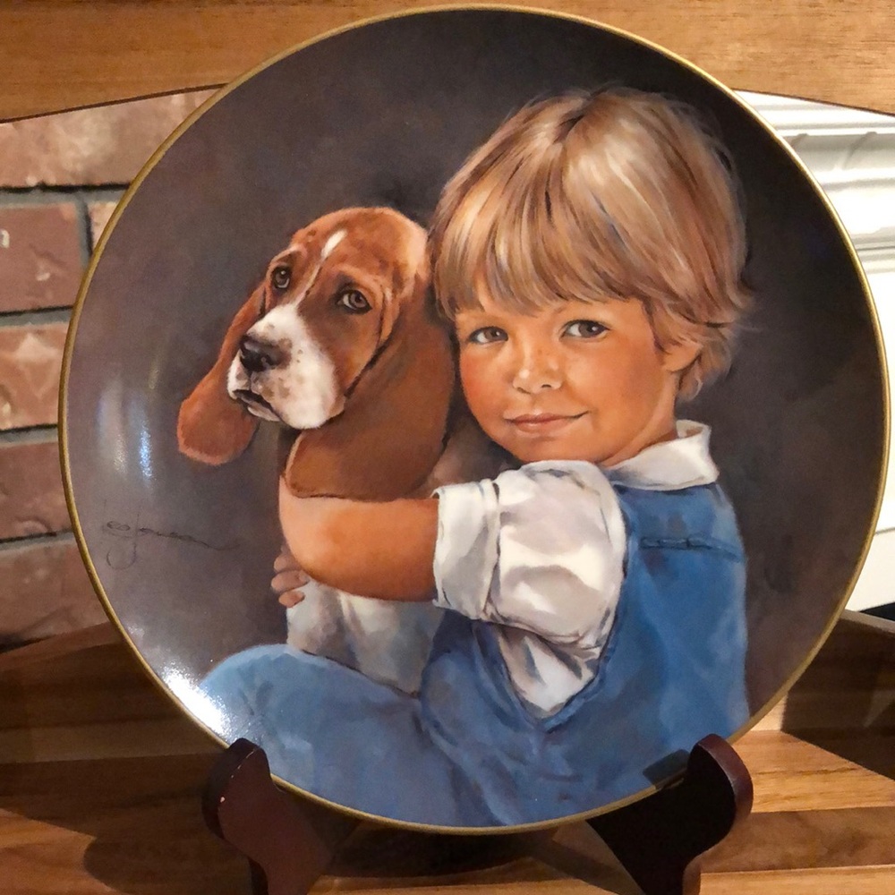 2for$20🟠Decorative Collector Plate - A Child’s World - Meredith- limited edition